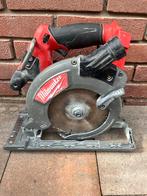 Milwaukee M18 Cirkelzaag + 5.0Ah Accu, Gebruikt, Cirkelzaag, Ophalen of Verzenden, Milwaukee