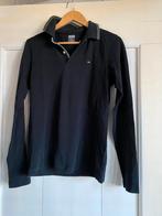 Tommy Hilfiger zwart polo lange mouw S, Zwart, Tommy Hilfiger, Ophalen of Verzenden, Zo goed als nieuw