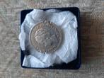 Muntstuk/broche  Koningin Wihelmina uit 1929., Ophalen