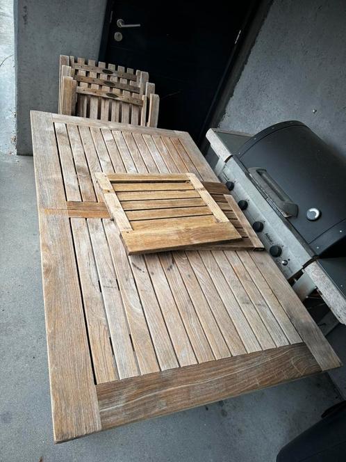 Summer Garden - Houten Teak Tuinset, Tuin en Terras, Tuinsets en Loungesets, Gebruikt, Eettafel, Ophalen of Verzenden