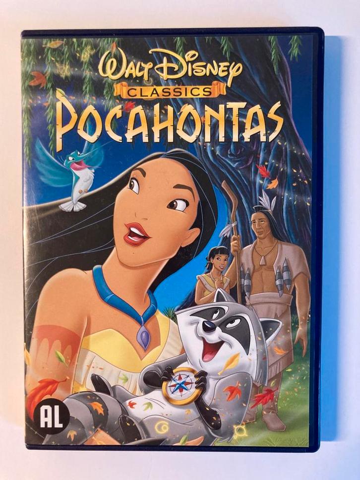 Pocahontas, 1995 / DVD / Disney, Cd's en Dvd's, Dvd's | Tekenfilms en Animatie, Zo goed als nieuw, Amerikaans, Tekenfilm, Alle leeftijden