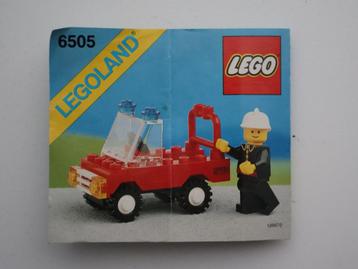 Lego Classic Town 6505 Fire Chief’s Car met doosje beschikbaar voor biedingen