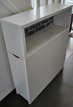 Nachtkastje Wit tbv Hoofdeind van Bed (ophalen te Weert), Ophalen, Minder dan 45 cm