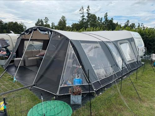 Prachtige Unico Bologna Bora-Blue in nieuwstaat! Maat 12.1, Caravans en Kamperen, Voortenten en Luifels, Zo goed als nieuw, Overige merken