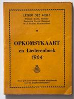 Uniek Leger des Heils item: Opkomstkaart & Liederenboek 1964, Antiek en Kunst, Ophalen of Verzenden