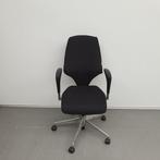Giroflex bureaustoel met zwarte stof, Huis en Inrichting, Bureaustoelen, Ophalen of Verzenden, Gebruikt, Zwart