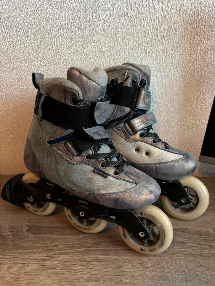 Skeelers Powerslide, Sport en Fitness, Skeelers, Zo goed als nieuw, Inline skates 4 wielen, Powerslide, Ophalen