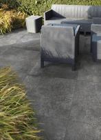 OUTLET - Malta - Grey Dark 80x80x4 cm, Keramiek, Nieuw, Ophalen of Verzenden, 10 m² of meer