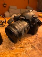Nikon D70 + 1 lens, Audio, Tv en Foto, Fotocamera's Digitaal, Gebruikt, Ophalen of Verzenden, Nikon