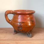 Kookpot - graap - 15e / 16e eeuw - bodemvondsten - aardewerk, Antiek en Kunst, Ophalen of Verzenden