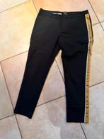 Scotch & Soda damesbroek maat M – zwart met gouden zijstreep, Maat 38/40 (M), Zwart, Ophalen of Verzenden, Zo goed als nieuw