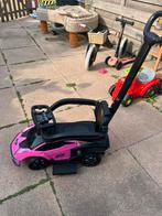lamborgini loopauto met stang, Kinderen en Baby's, Ophalen, Zo goed als nieuw, Loopvoertuig