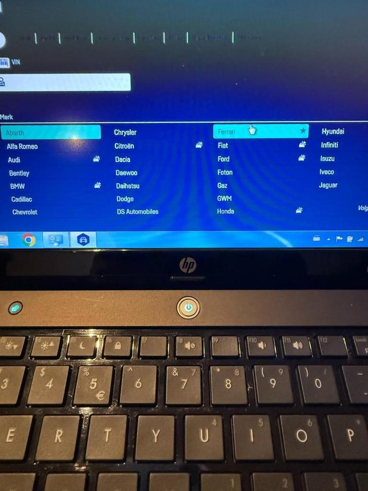 HP mini met Autocom+adaptor, Auto diversen, Autogereedschap, Zo goed als nieuw, Ophalen of Verzenden