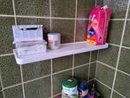 Plachet plankje badkamer, Ophalen of Verzenden, Zo goed als nieuw, Wit