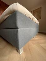 Boxspring grijs, Ophalen, Gebruikt, Tweepersoons, 180 cm