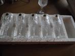 6 oude kristalen glaasje, Antiek en Kunst, Ophalen of Verzenden