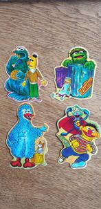 4x Stickers Sesamstraat, Muppets, Ophalen of Verzenden, Zo goed als nieuw