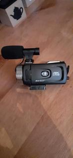 Handige digitale videocamera, Minder dan 8x, Zo goed als nieuw, Externe microfoon, Geheugenkaart
