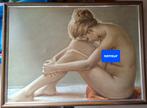 Schilderij van een naakte vrouw, Antiek en Kunst, Ophalen of Verzenden