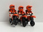 3 stuks:Playmobil Kind op crossmotor - 4698, Kinderen en Baby's, Speelgoed | Playmobil, Ophalen of Verzenden, Gebruikt, Los playmobil