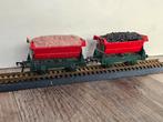 modeltrein Ho Fleischmann wagons , 2x, Hobby en Vrije tijd, Modeltreinen | H0, Gebruikt, Gelijkstroom, Fleischmann, Wagon