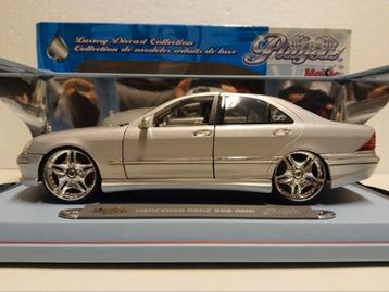 Mercedes Benz S klasse 55 AMG sedan Playerz Maisto 1:18 KRD beschikbaar voor biedingen