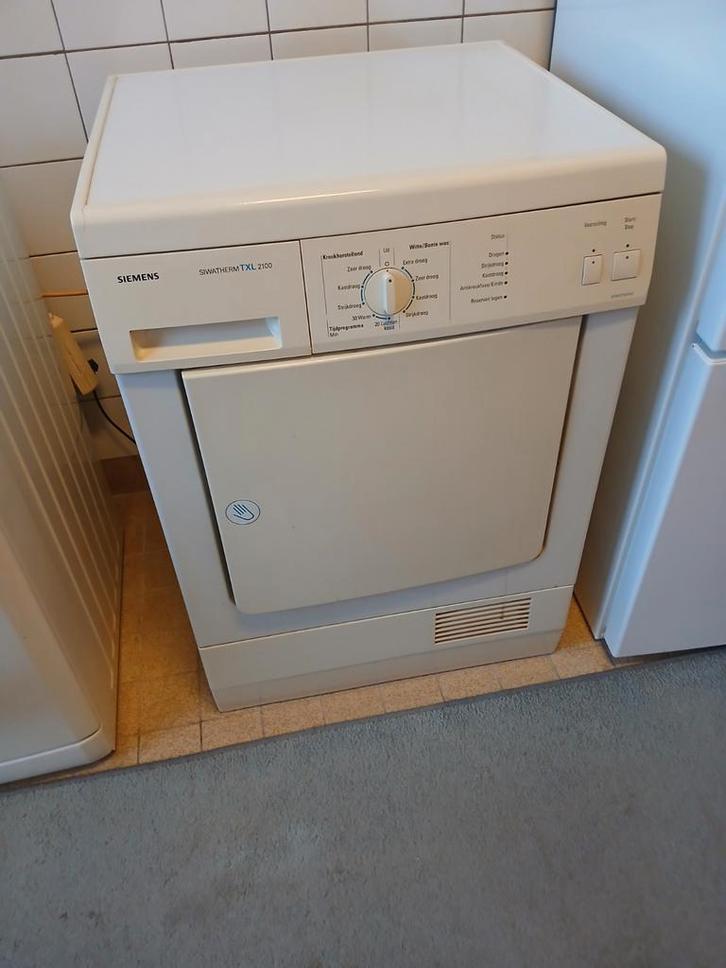 Siemens Siwatherm TXL 2100 Droger, Witgoed en Apparatuur, Wasdrogers, Gebruikt, Condens, Voorlader, 6 tot 8 kg, 85 tot 90 cm, Energieklasse A of zuiniger