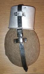 Duitse veldfles met alluminium beker gestempeld Ritter, Ophalen of Verzenden, Duitsland, Overige typen