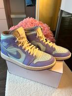 Nike Air Jordan 1 Mid Purple/Aqua 41, Ophalen of Verzenden, Zo goed als nieuw, Overige kleuren