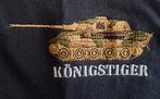 WWII koningstijger TANK T-SHIRT mt XL zwart, Ophalen of Verzenden, Landmacht, Duitsland, Kleding of Schoenen