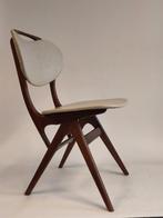Vintage teak houten Pynock Wierden stoel eetkamerstoel hout, Ophalen, Gebruikt, Bruin, Mid Century Modern dutch design Zweeds Scandinavisch