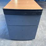 Ladeblok Ladekast Bureaukast Wielen Grijs 3-lades 42x79x55cm, Huis en Inrichting, Kantoor, Gebruikt, Kantoor, Ophalen of Verzenden