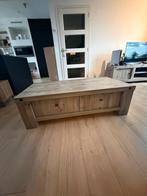 Houten salontafel Pronto Wonen met lades, Ophalen, 100 tot 150 cm, Eikenhout, Zo goed als nieuw