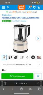KitchenAid 5KFC0516EAC Amandelwit, Witgoed en Apparatuur, Keukenmixers, Ophalen of Verzenden, Zo goed als nieuw