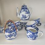 Chinees blauw servies voor high tea, Ophalen, Gebruikt, Boerenbont, Porselein