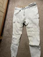 Witte mondoni paardrijbroek, Dieren en Toebehoren, Paardrijkleding, Ophalen of Verzenden, Zo goed als nieuw, Dressuur, Onderkleding