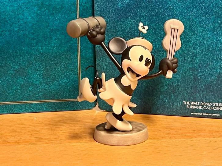 Disney WDCC Steamboat Willie  Minnie Mouse 10 jaar wdcc, Verzamelen, Disney, Zo goed als nieuw, Beeldje of Figuurtje, Overige figuren