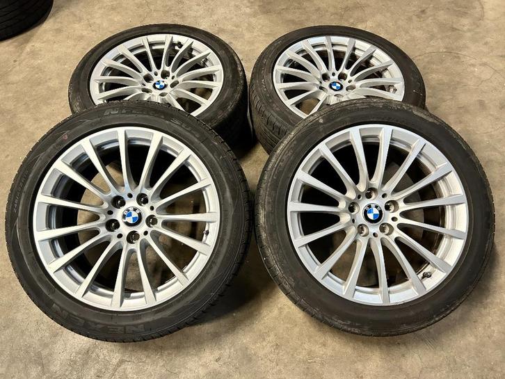 18 inch originele velgen + zomerbanden BMW 5 / 6 serie, Auto-onderdelen, Banden en Velgen, Banden en Velgen, Zomerbanden, 18 inch