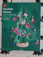 Houten boom met ornamenten nieuw in de doos, Ophalen of Verzenden