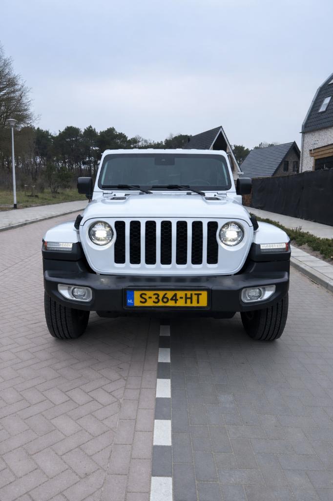 Jeep Wrangler 4xe Phev 380pk 4D Aut. 2022 Wit FULL OPTION, Auto's, Jeep, Particulier, Wrangler, 4x4, ABS, Achteruitrijcamera, Adaptieve lichten