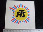 sticker fTs logo frankrijk rond, Verzenden, Zo goed als nieuw, Bedrijf of Vereniging
