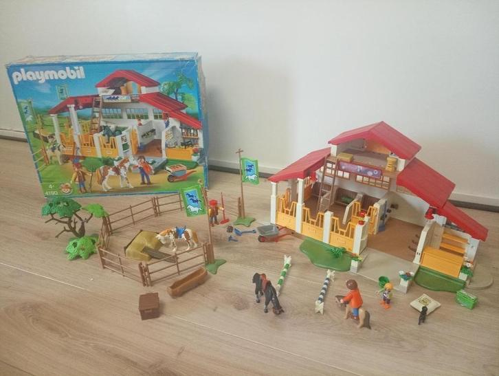 Playmobil paardenmanege met originele doos 4190, Kinderen en Baby's, Speelgoed | Playmobil, Gebruikt, Complete set, Ophalen of Verzenden
