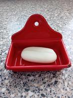 Rood emaille zeepbakje., Ophalen of Verzenden