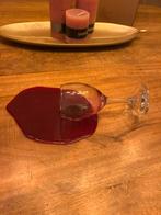 Omgevallen wijnglas decoratie, Huis en Inrichting, Ophalen of Verzenden, Nieuw