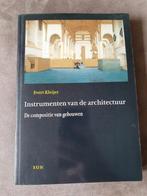 E. Kleijer - Instrumenten van de architectuur, E. Kleijer, Ophalen of Verzenden, Zo goed als nieuw, Architectuur algemeen