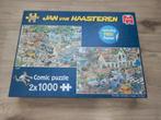 Jan van Haasteren 2x1000 Puzzel - Safari & De Storm - Nieuw, Ophalen of Verzenden, Meer dan 1500 stukjes, Zo goed als nieuw, Legpuzzel