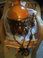 Oude Olielamp Omgebouwd naar Electrisch, Huis en Inrichting, Lampen | Tafellampen, Ophalen, Vintage