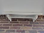 brocante keuken/handdoekenrek met stang creme, Ophalen