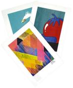 Set of 3 Prints Maya Hayuk, Jean Jullien en Piet Parra, Antiek en Kunst, Ophalen