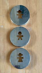 Alessi Pannenonderzetters, Ophalen of Verzenden, Gebruikt, Rvs of Chroom